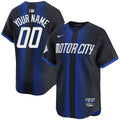 Any Name and Number customized YOUTH KIDS Detroit Tigers Official MLB Nike City Connect Limited jersey