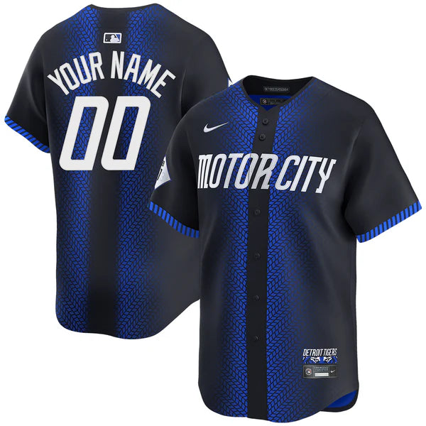 Any Name and Number customized YOUTH KIDS Detroit Tigers Official MLB Nike City Connect Limited jersey