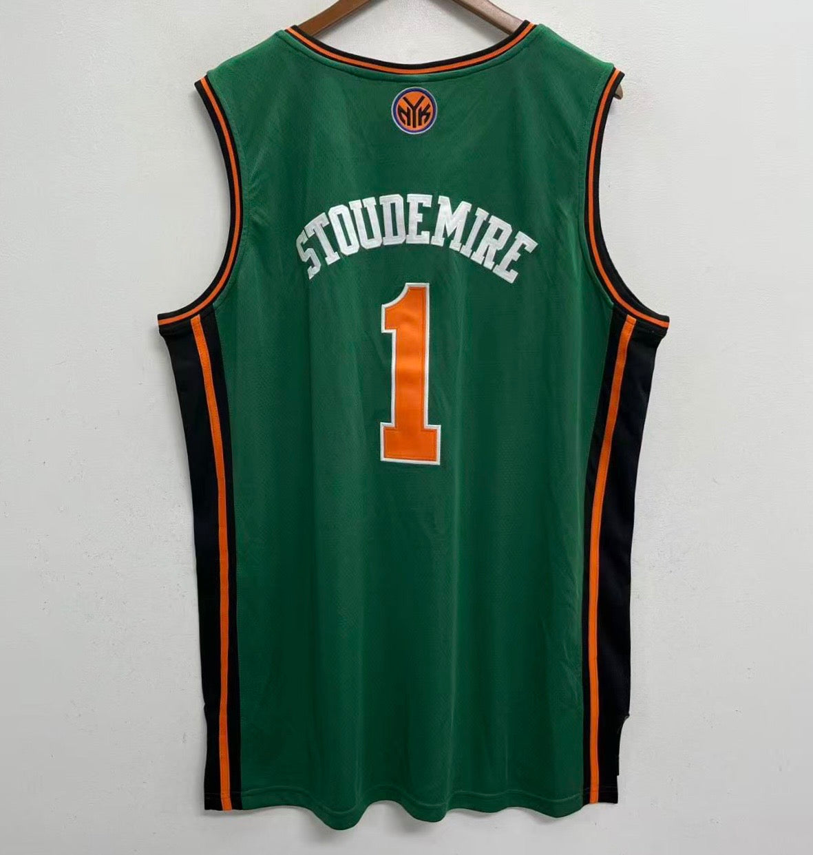 Amar’e Stoudemire New York Knicks Official NBA Adidas Jersey green St. Patrick’s Day
