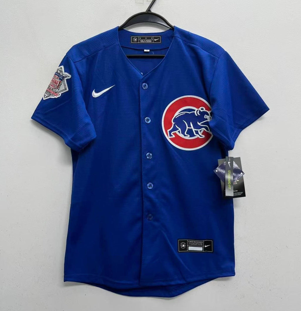 Ian Happ YOUTH KIDS Chicago Cubs Official MLB Nike jersey Blue