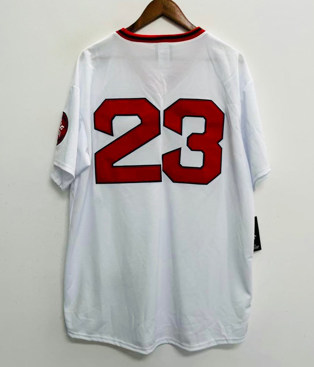 Luis Tiant 1975 Boston Red Sox Official  MLB Majestic Jersey