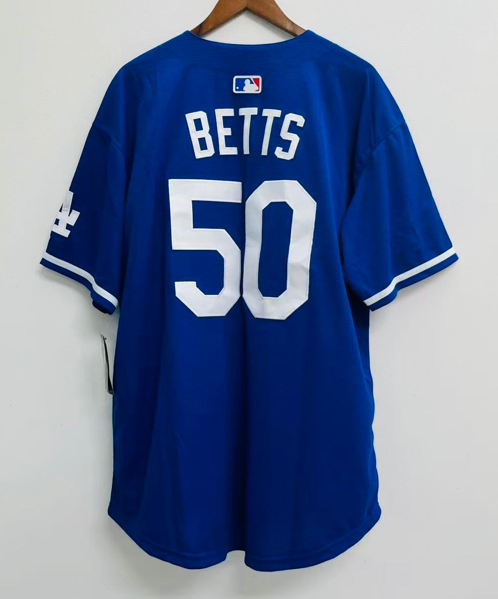 Mookie Betts Los Angeles Dodgers Official MLB Nike Jersey blue Nike