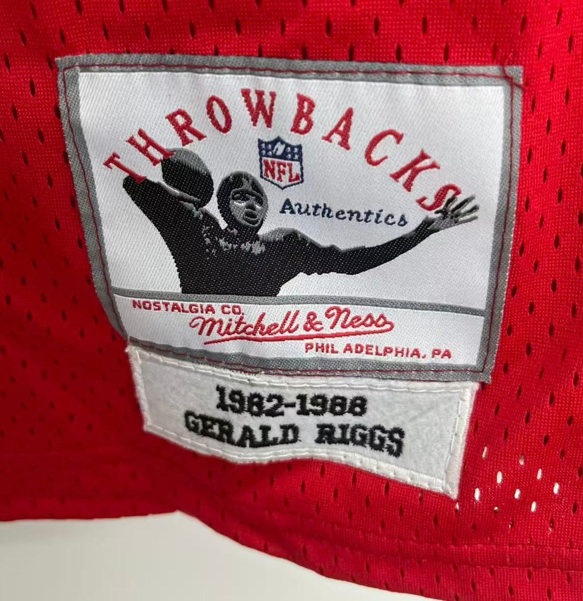 Gerald Riggs Atlanta Falcons Official NFL Mitchell & Ness Jersey