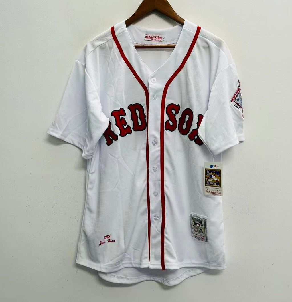 Jim Rice 1987 Boston Red Sox Official MLB Majestic Jersey