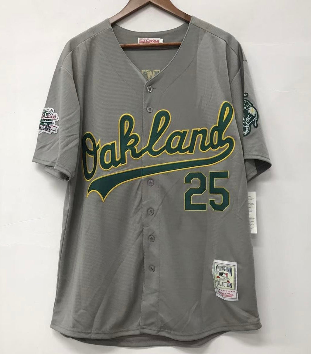 Mark McGwire Oakland A’s Athletics Official MLB Mitchell & Ness Jersey