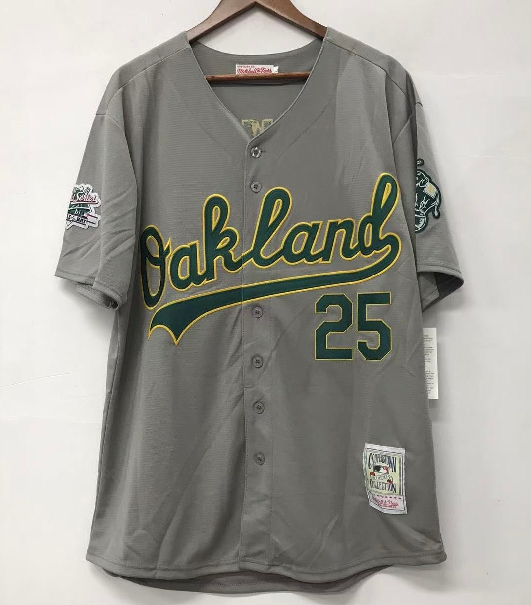 Mark McGwire Oakland A’s Athletics Official MLB Mitchell & Ness Jersey