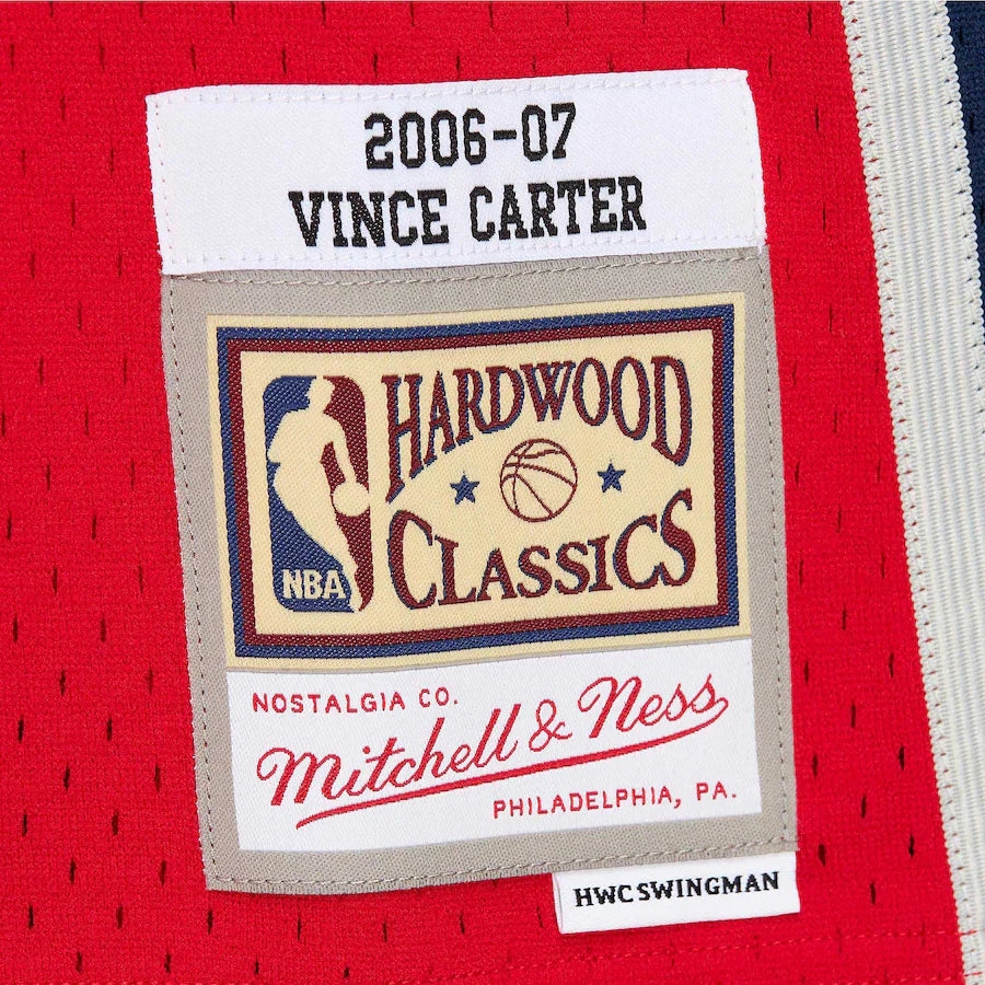 Vince Carter 2006 - 2006 New Jersey Nets Official NBA Mitchell & Ness Jersey