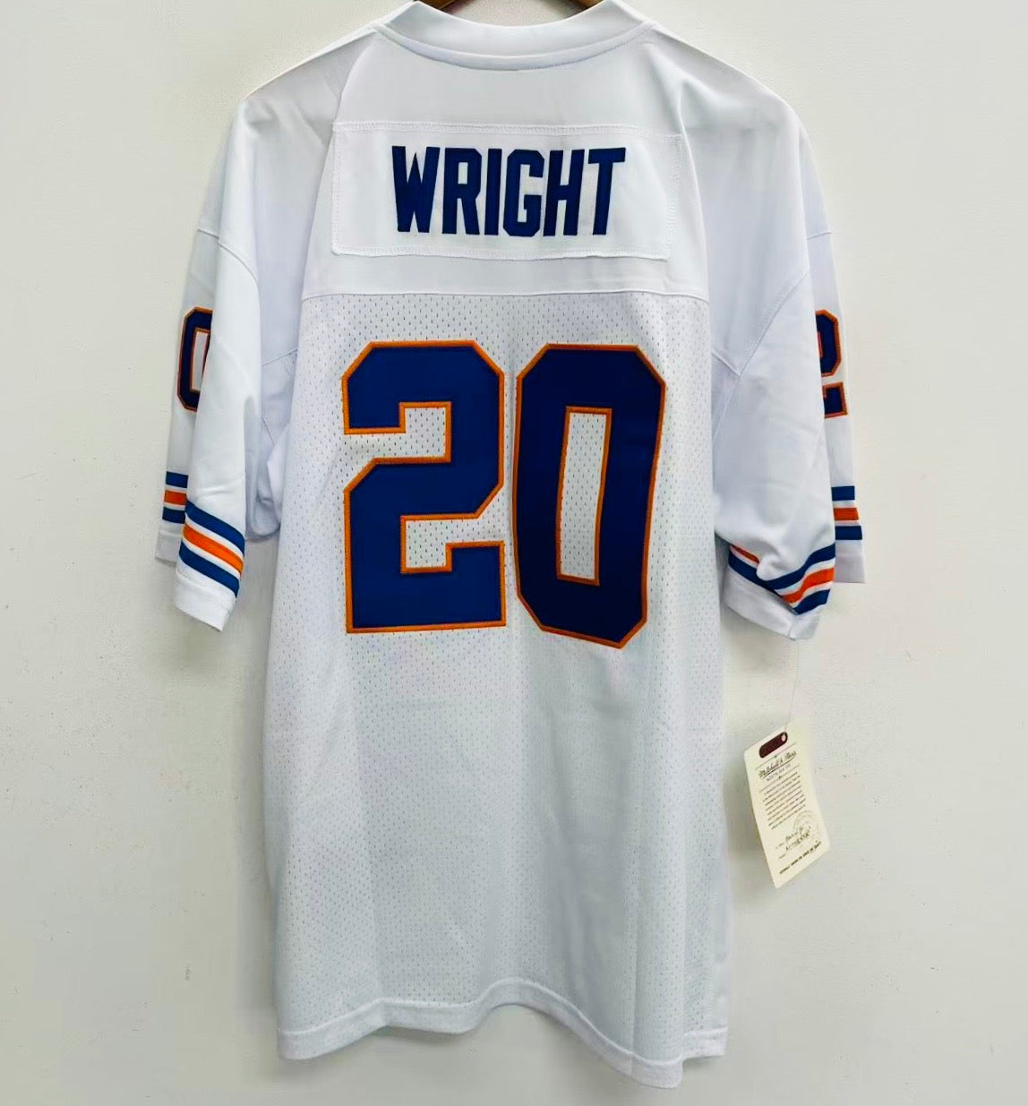 Any name & Number customized Denver Broncos NFL Mitchell & Ness Jersey white