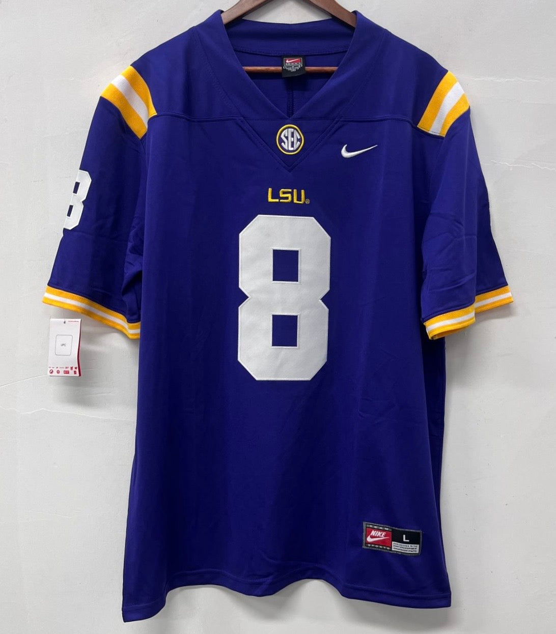 Malik Nabers LSU Tigers Official NCAA Jersey NIKE