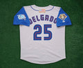 Carlos Delgado YOUTH KIDS Toronto Blue Jays Official MLB  Jersey Majestic gray