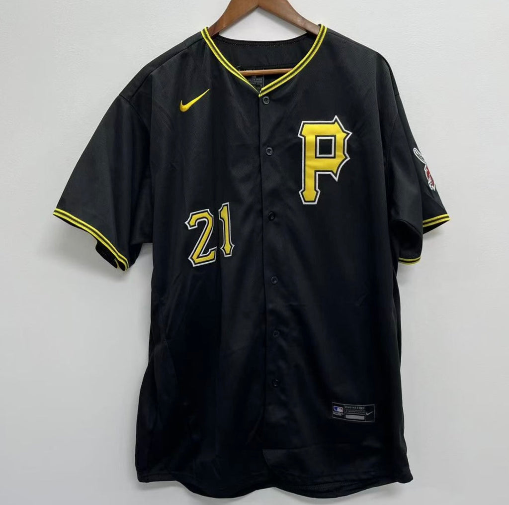 Roberto Clemente Pittsburgh Pirates Official MLB Nike Jersey Black