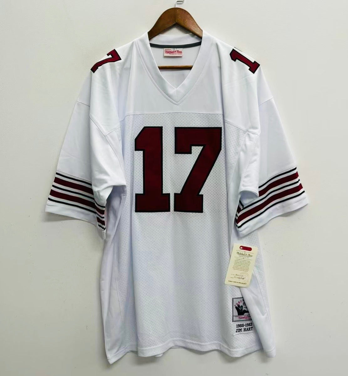 Jim Hart St. Louis Cardinals NFL Mitchell & Ness Jersey white