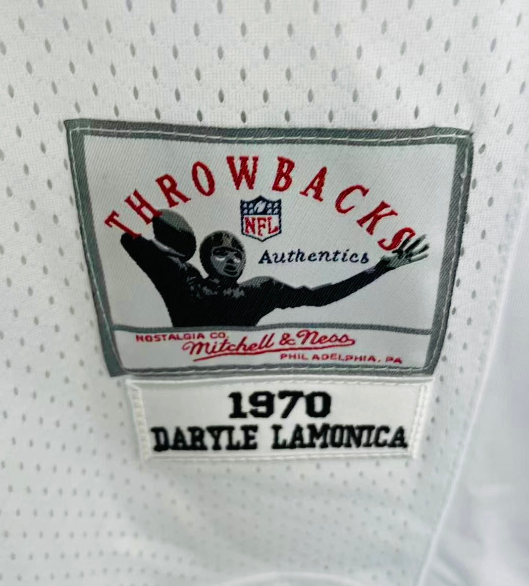 Daryle Lamonica 1970 Oakland Raiders Mitchell & Ness Jersey