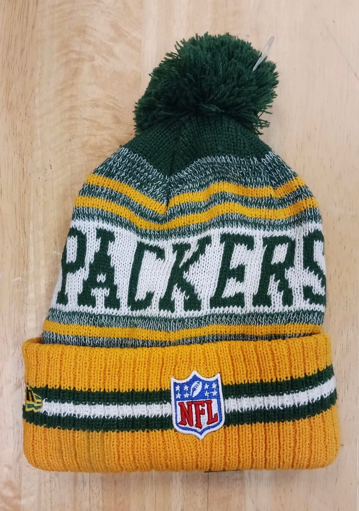 Green Bay Packers NFL New Era winter knit Hat with Pom Pom