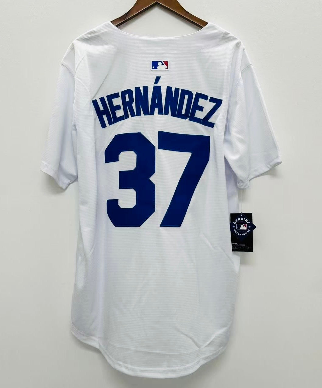 Teoscar Hernandez Los Angeles Dodgers Official MLB  Nike Jersey white