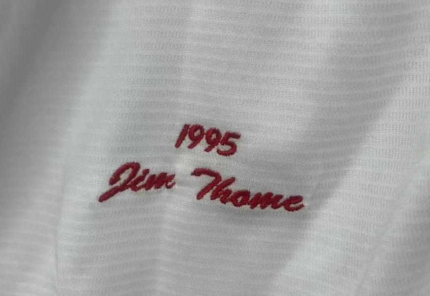 Jim Thome 1995 Cleveland Indians Official MLB Jersey Majestic