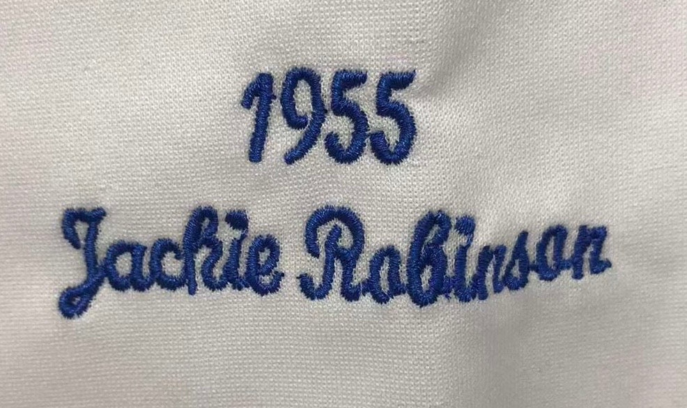 Jackie Robinson 1955 Brooklyn Dodgers Jersey Mitchell & Ness