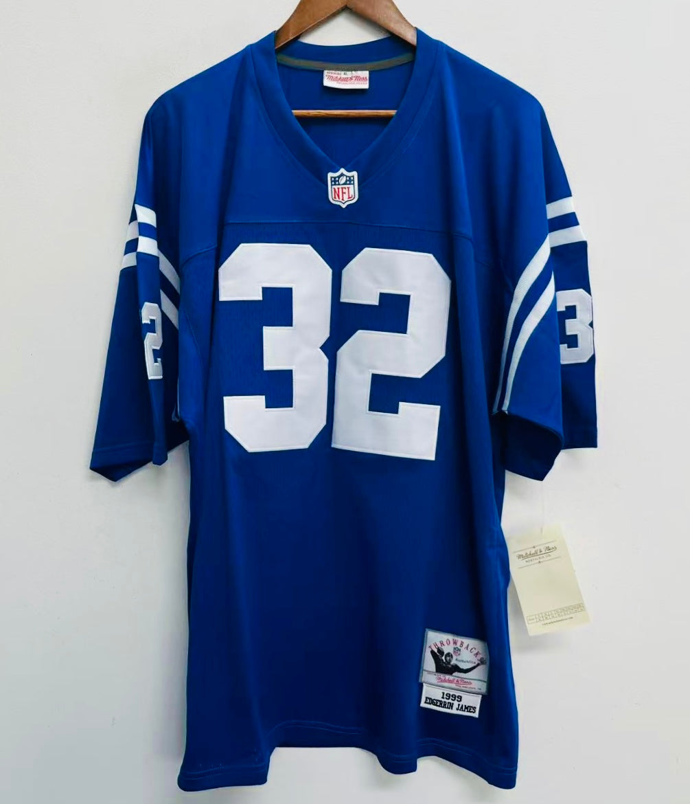 Edgerrin James Indianapolis Colts Official NFL Mitchell & Ness jersey