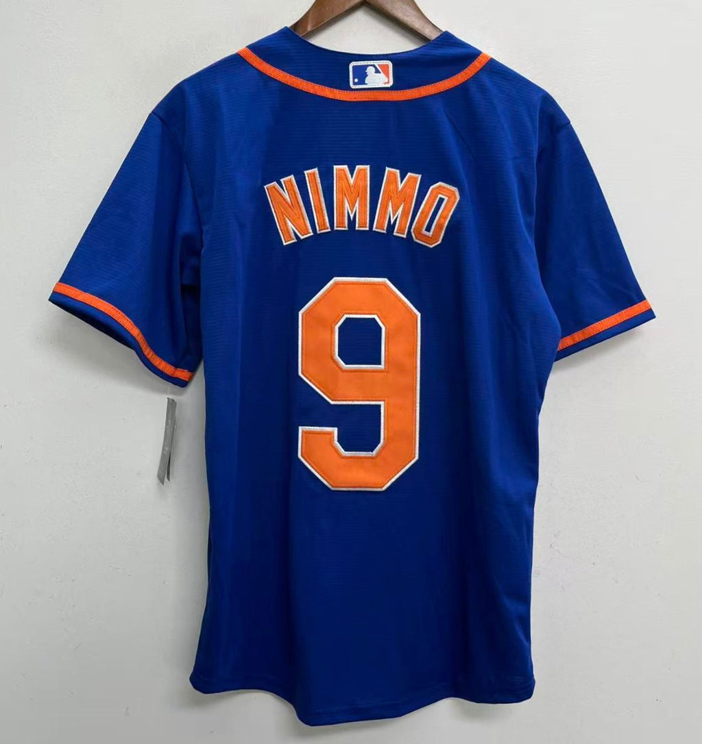 Brandon Nimmo New York Mets Official MLB Nike Jersey Blue