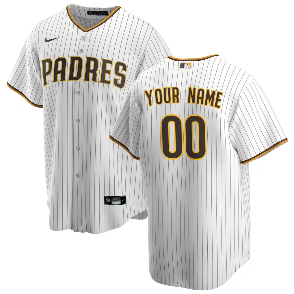 San Diego Padres Any Name and Number customized YOUTH KIDS Official MLB Nike pinstripes Jersey
