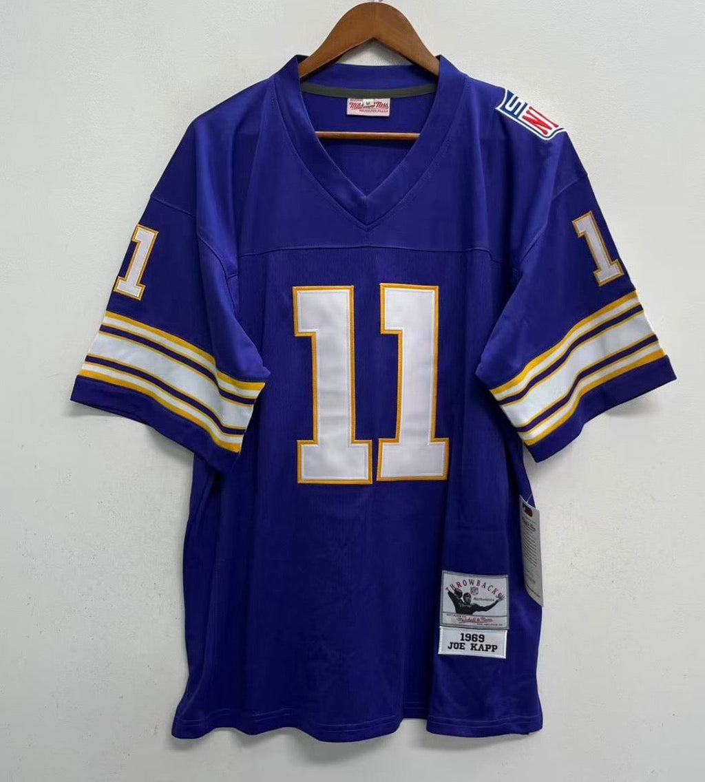 Joe Kapp 1969 Minnesota Vikings NFL Mitchell & Ness Jersey