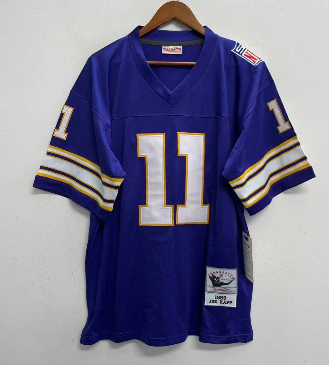Joe Kapp 1969 Minnesota Vikings NFL Mitchell & Ness Jersey