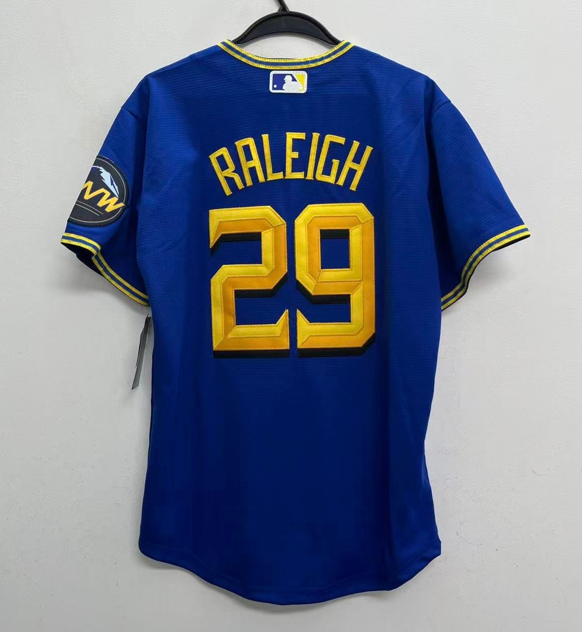 Cal Raleigh YOUTH KIDS Seattle Mariners Official MLB Nike Retro Jersey