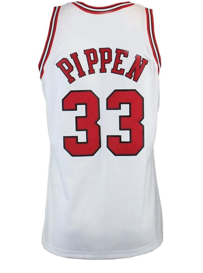 Scottie Pippen Chicago Bulls Official NBA Mitchell & Ness Jersey white