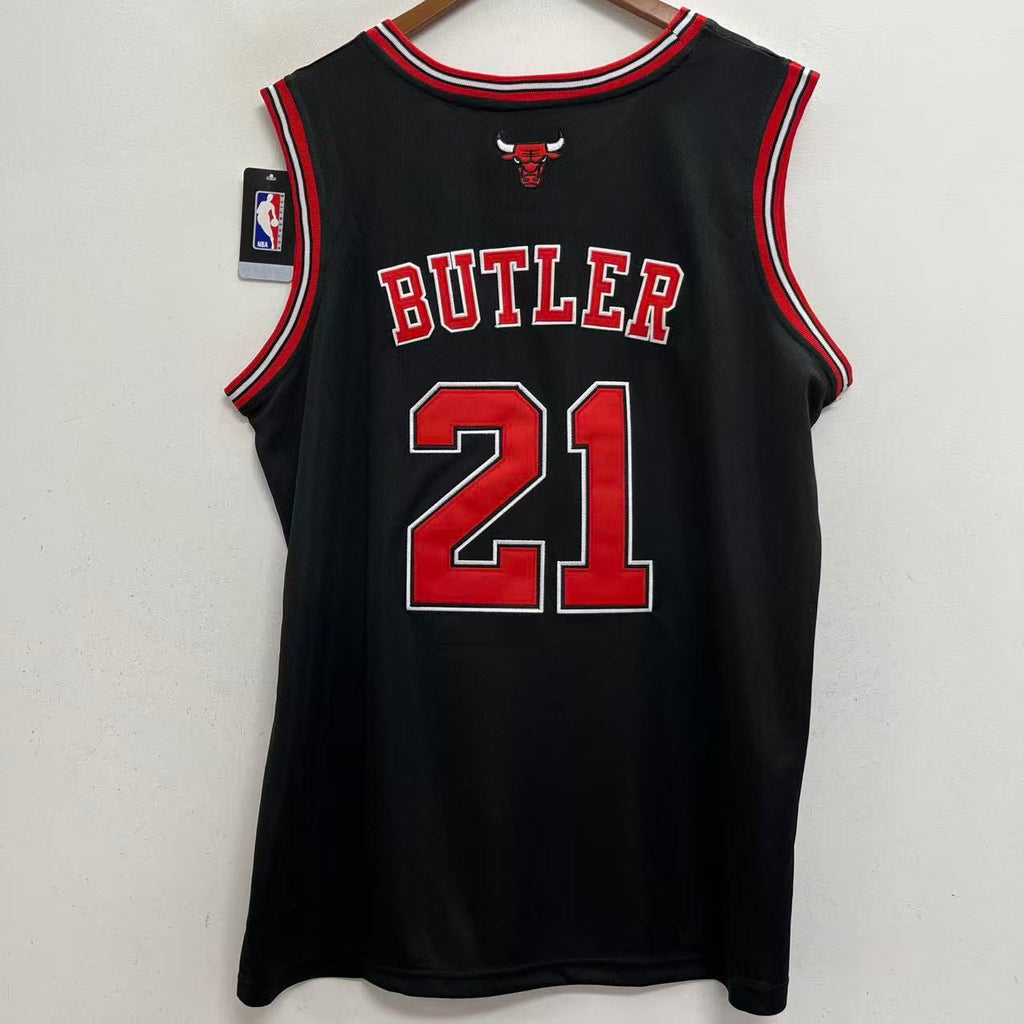 Jimmy Butler Chicago Bulls  Official NBA Adidas Jersey Black