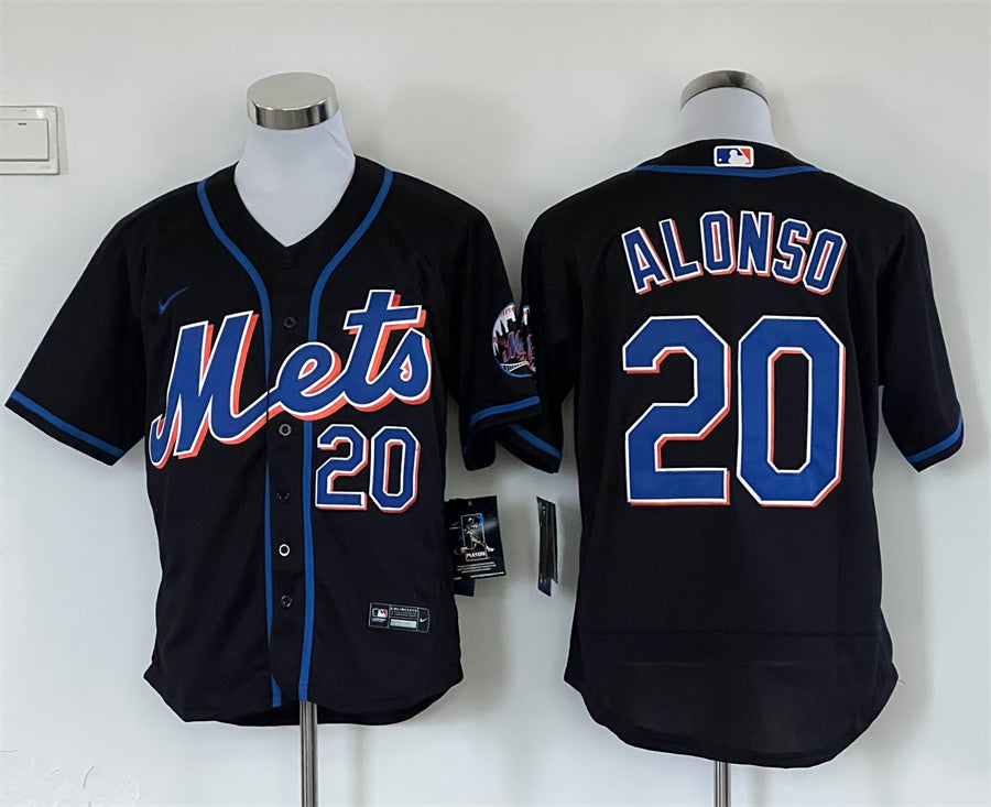 Pete Alonso New York Mets Official MLB Nike Jersey black