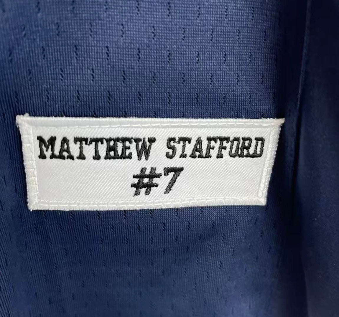 Matthew Stafford High School Jersey Highland Park Dallas TX