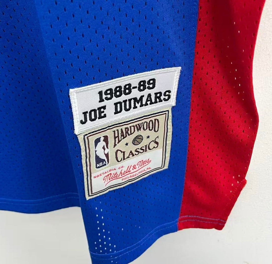 Joe Dumars Detroit Pistons Official NBA Jersey Mitchell & Ness