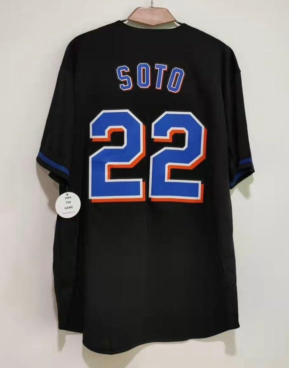 Juan Soto New York Mets Classic Authentics Jersey Black