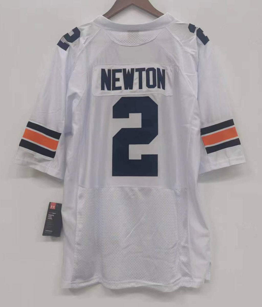 Cam Newton Auburn Tigers Official NCAA Under Armour Jersey white