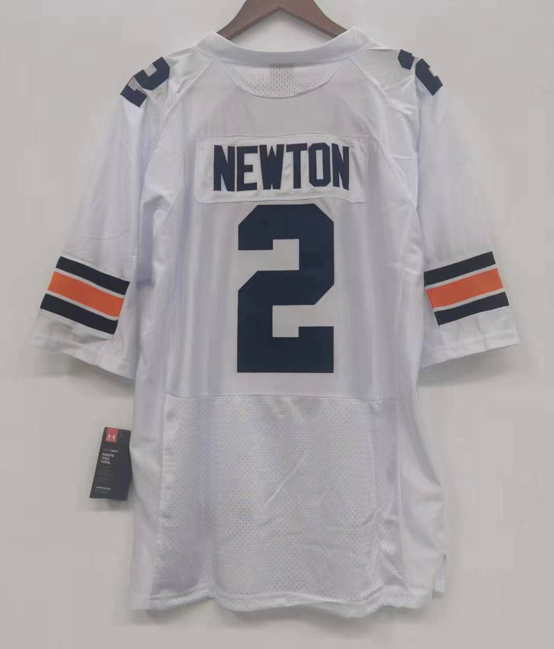 Cam Newton Auburn Tigers Official NCAA Under Armour Jersey white