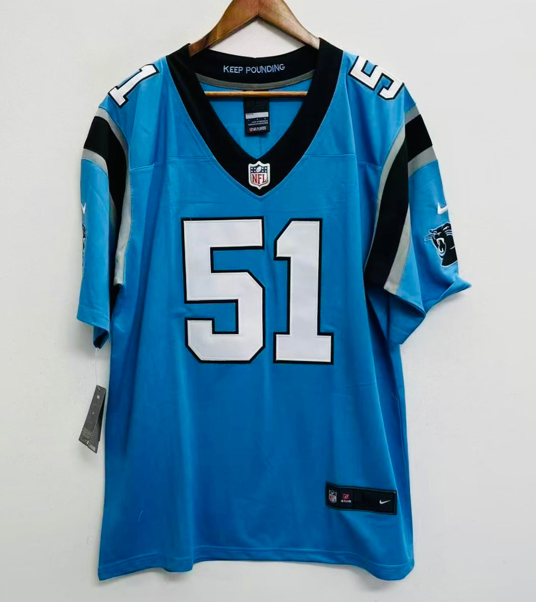 Sam Mills Carolina Panthers Official NFL NIKE Jersey
