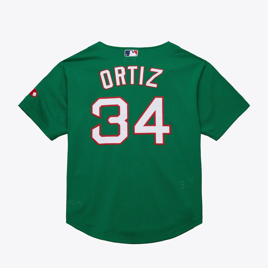 David Ortiz Green St. Patrick’s Day Boston Red Sox Official MLB Jersey