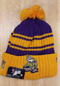 Minnesota Vikings Official NFL New Era winter Knit Hat with Pom Pom