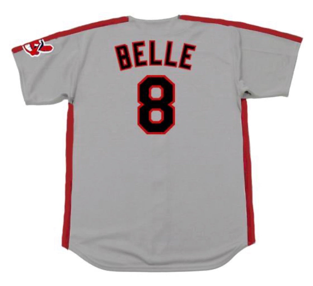 Albert Belle Cleveland Indians Official MLB Majestic 1993  Jersey