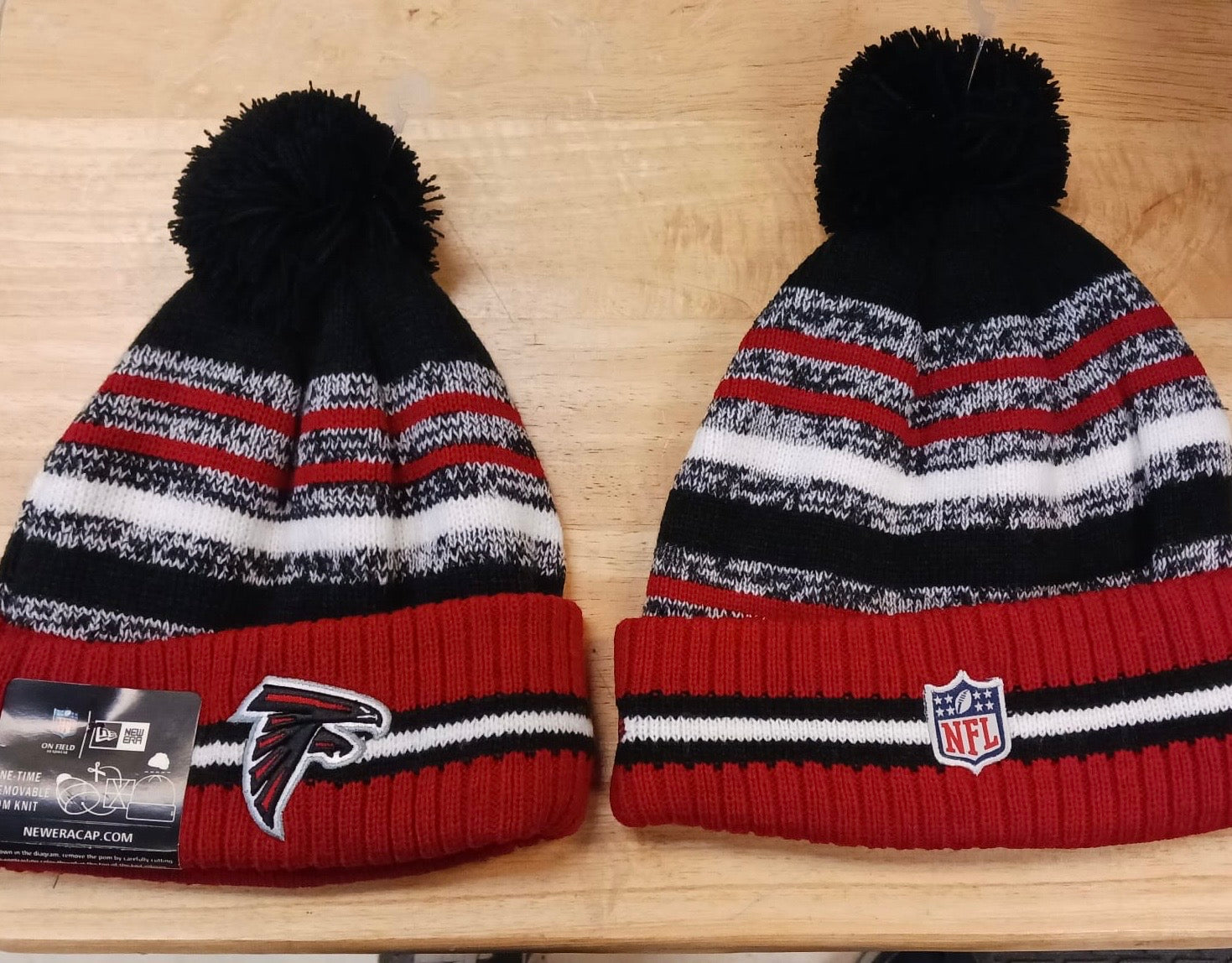 Atlanta Falcons NFL New Era winter knit Hat with Pom Pom