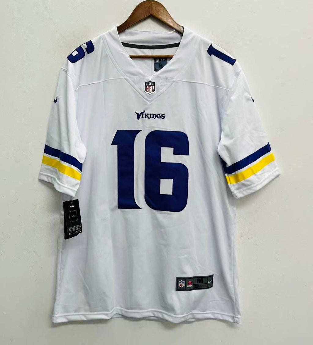 Any name & Number customized Minnesota Vikings Official NFL Nike jersey White