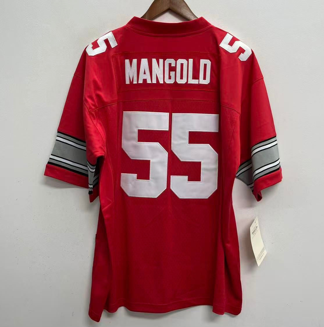 Nick Mangold Ohio State Buckeyes Official NCAA Mitchell & Ness Jersey