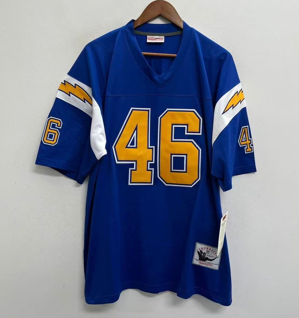 Any name & Number San Diego Chargers NFL Mitchell & Ness Jersey