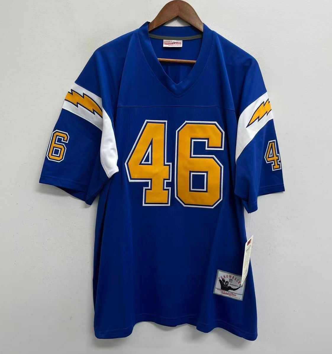 Any name & Number San Diego Chargers NFL Mitchell & Ness Jersey