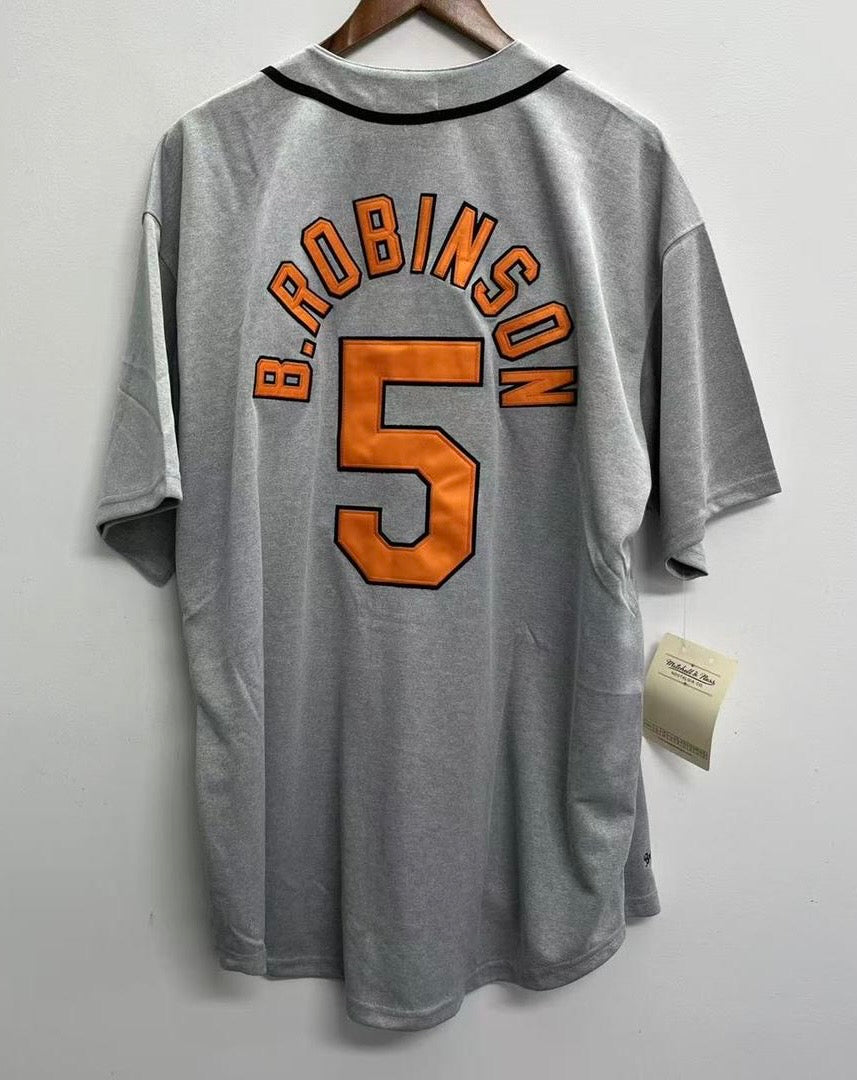 Brooks Robinson Baltimore Orioles Jersey gray Mitchell & Ness
