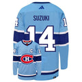 Nick Suzuki Montreal Canadiens Official NHL Jersey Adidas blue
