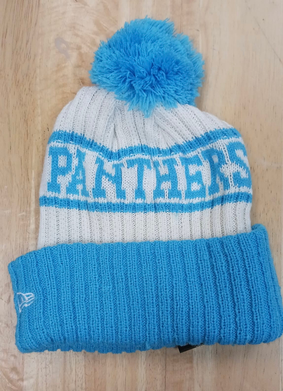 Carolina Panthers NFL New Era winter knit Hat with Pom Pom