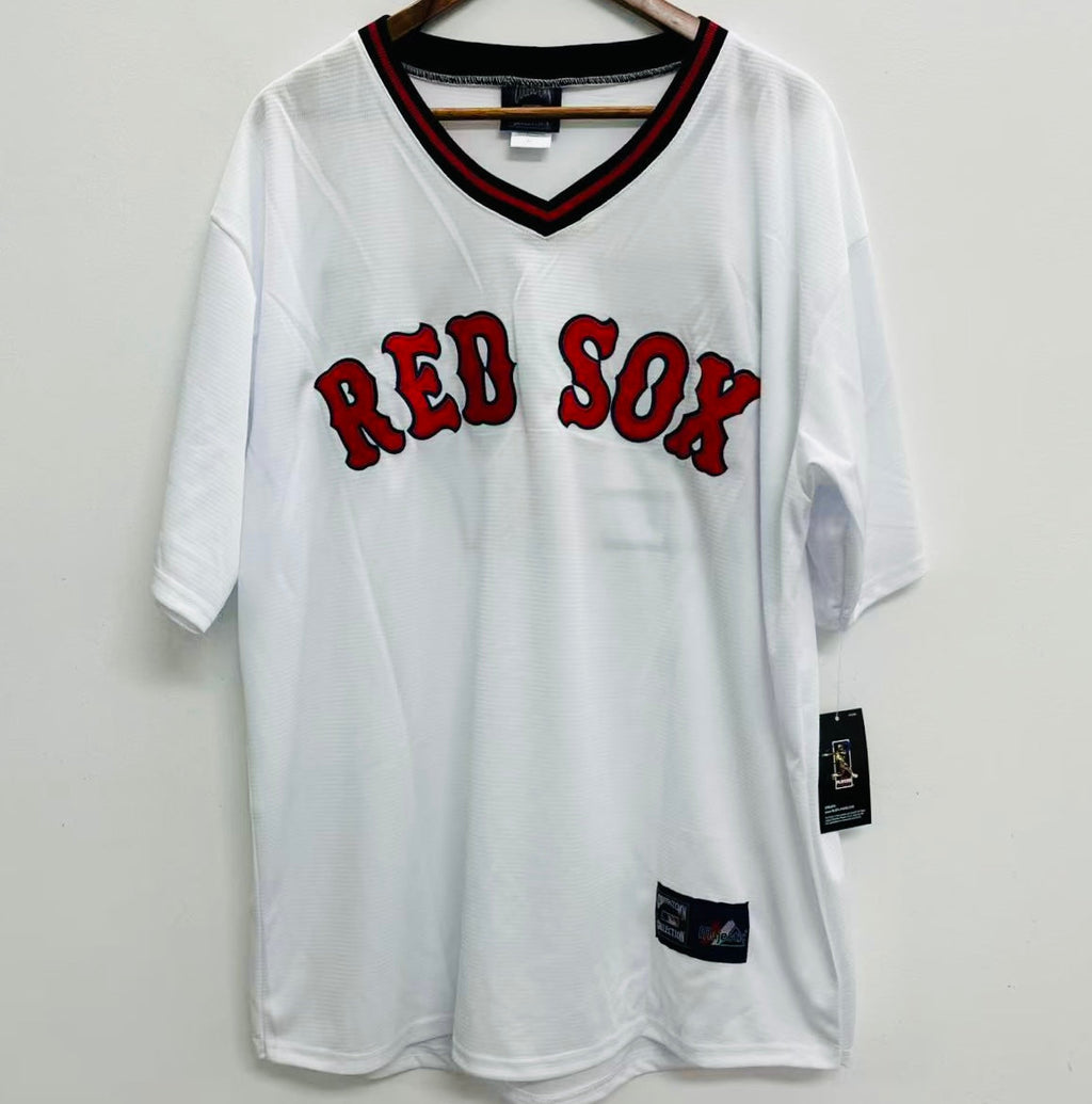 Carlton Fisk 1975 Boston Red Sox Official MLB Majestic Jersey