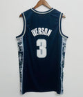 Allen Iverson Georgetown Hoyas Stitched blue Mitchell & Ness Jersey