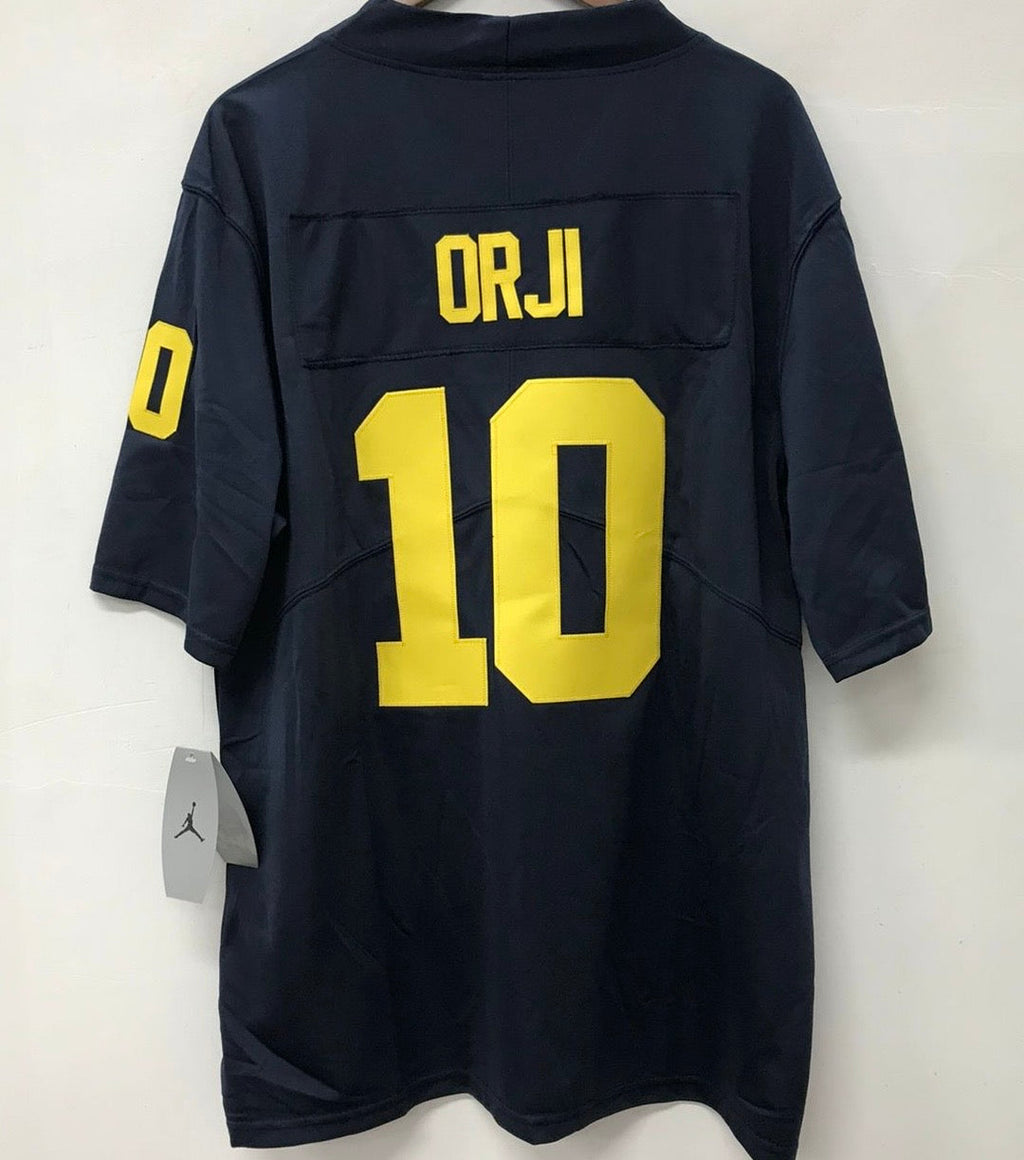 Alex Orji Michigan Wolverines Official NCAA Jordan brand Jersey